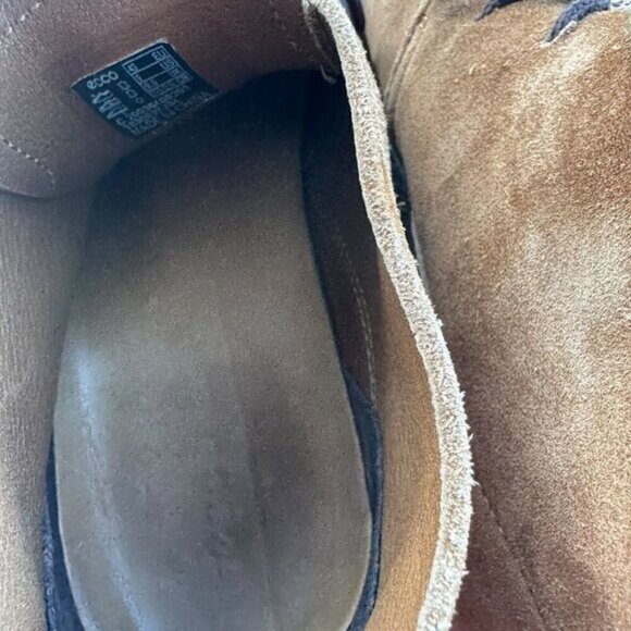 ECCO Crepetray Brown Suede Lace Up Chukka Boots 200364 05283 US 9 - Picture 10 of 14